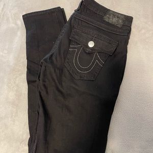 True Religion black denim jeans